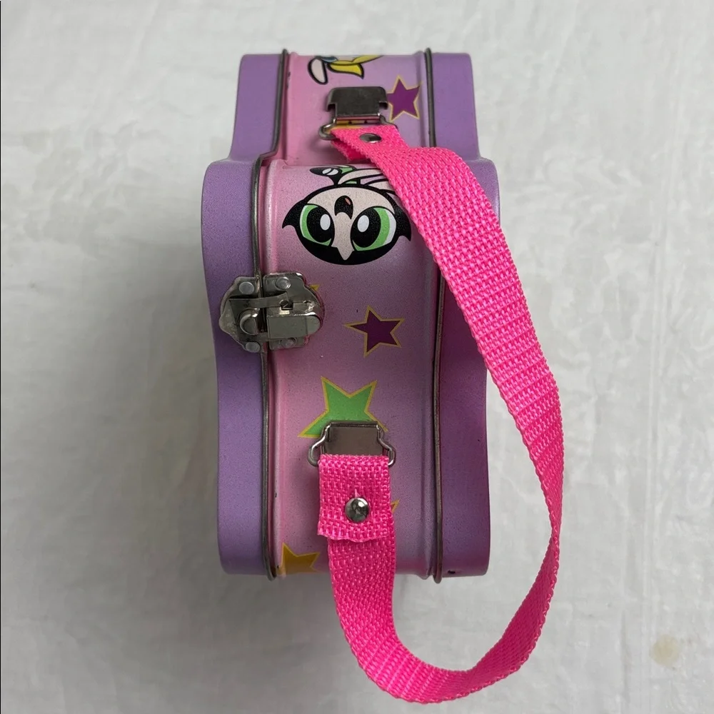 Vintage 2000 Power Puff Girls Jigsaw Puzzle and Star Tin Box Purse